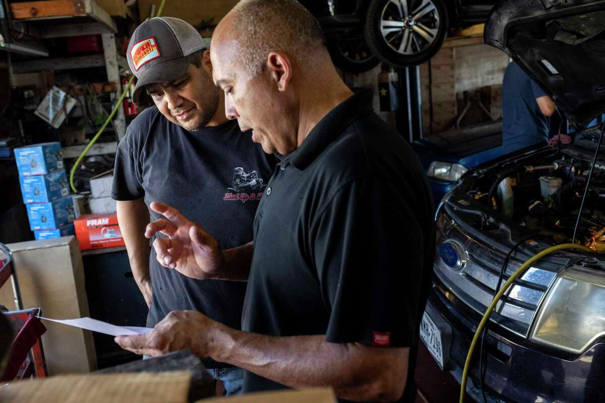 David Rodriguez Automotive Technician San Antonio San Antonio slogs through as hottest summer temperatures approach