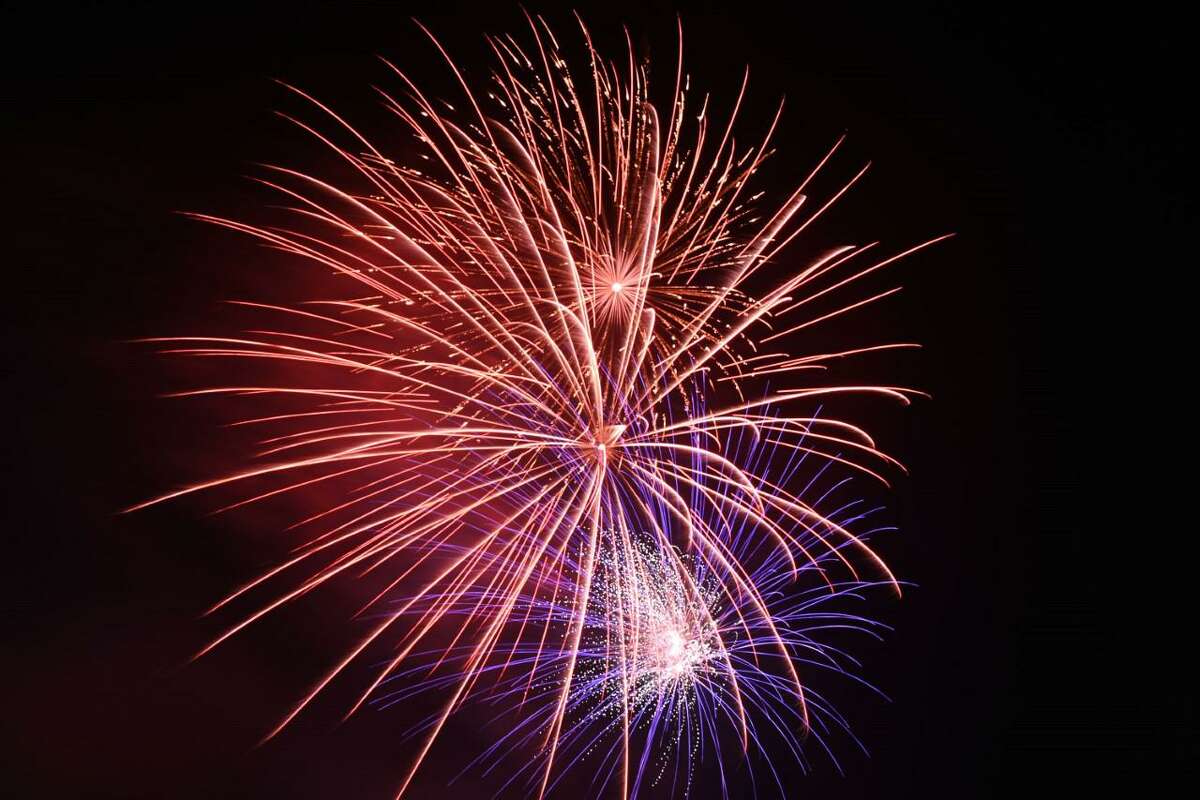 Pictured is a photo from the Shelton fireworks event on Monday, July 4, 2022.