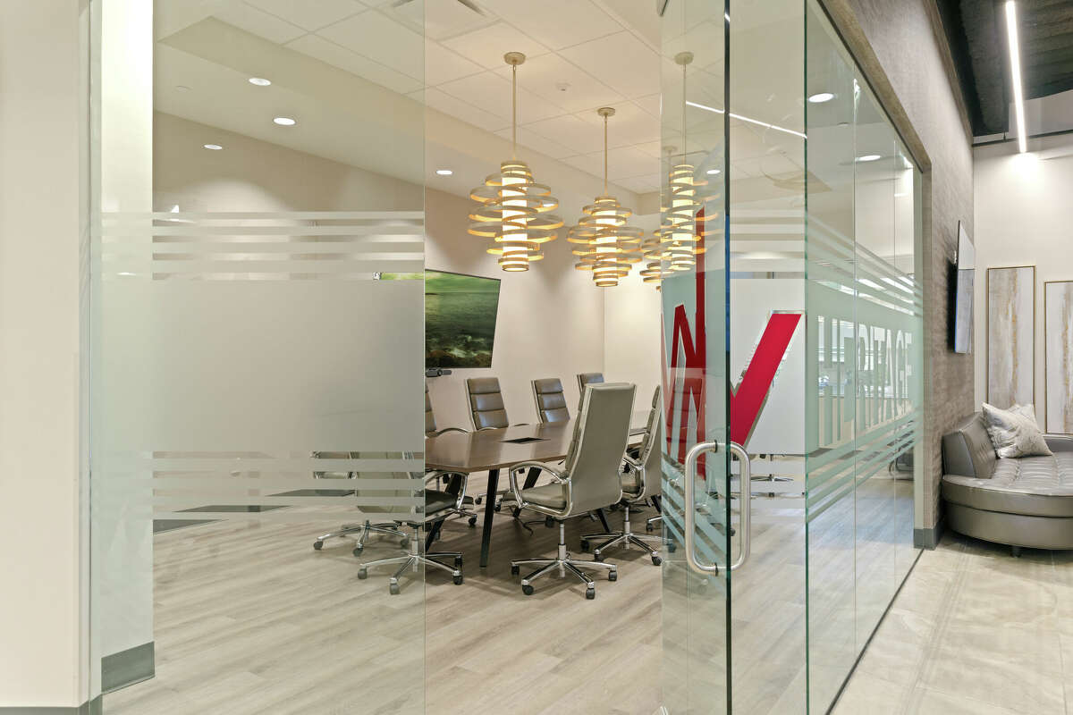 This is one of the modern meeting rooms at KW Heritage.