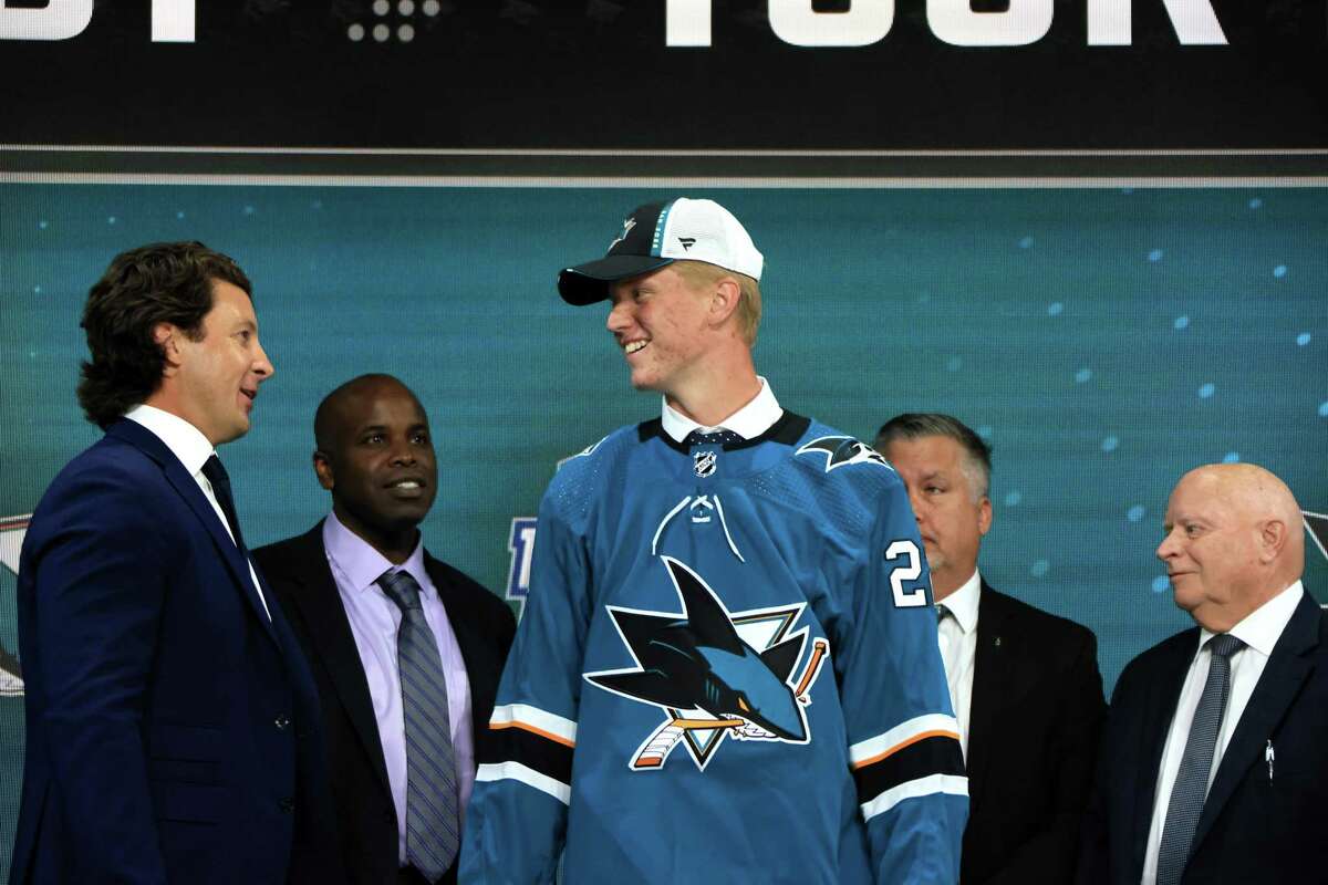 Filip Bystedt was drafted 27th overall by the San Jose Sharks during the first round of the NHL draft in Montreal.