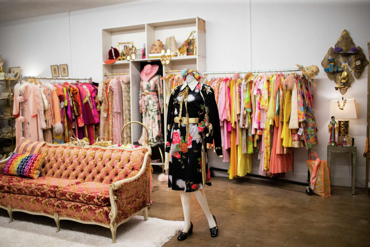 Evergirl Vintage owner Dawn Bell opened a store in the historic building at 201 Roberts St. on Tuesday, June 28, 2022, in Houston.