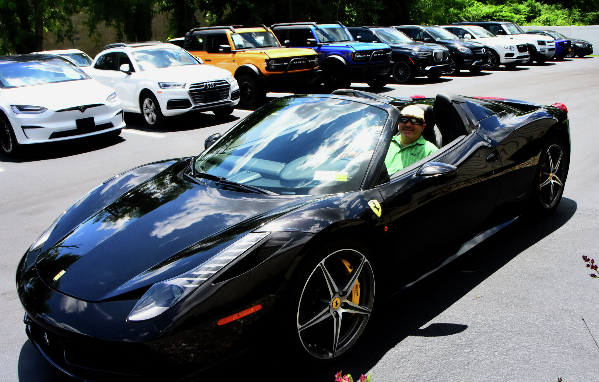 Blind Ferrari fan gets a first ride in his dream car - Vimarsana News
