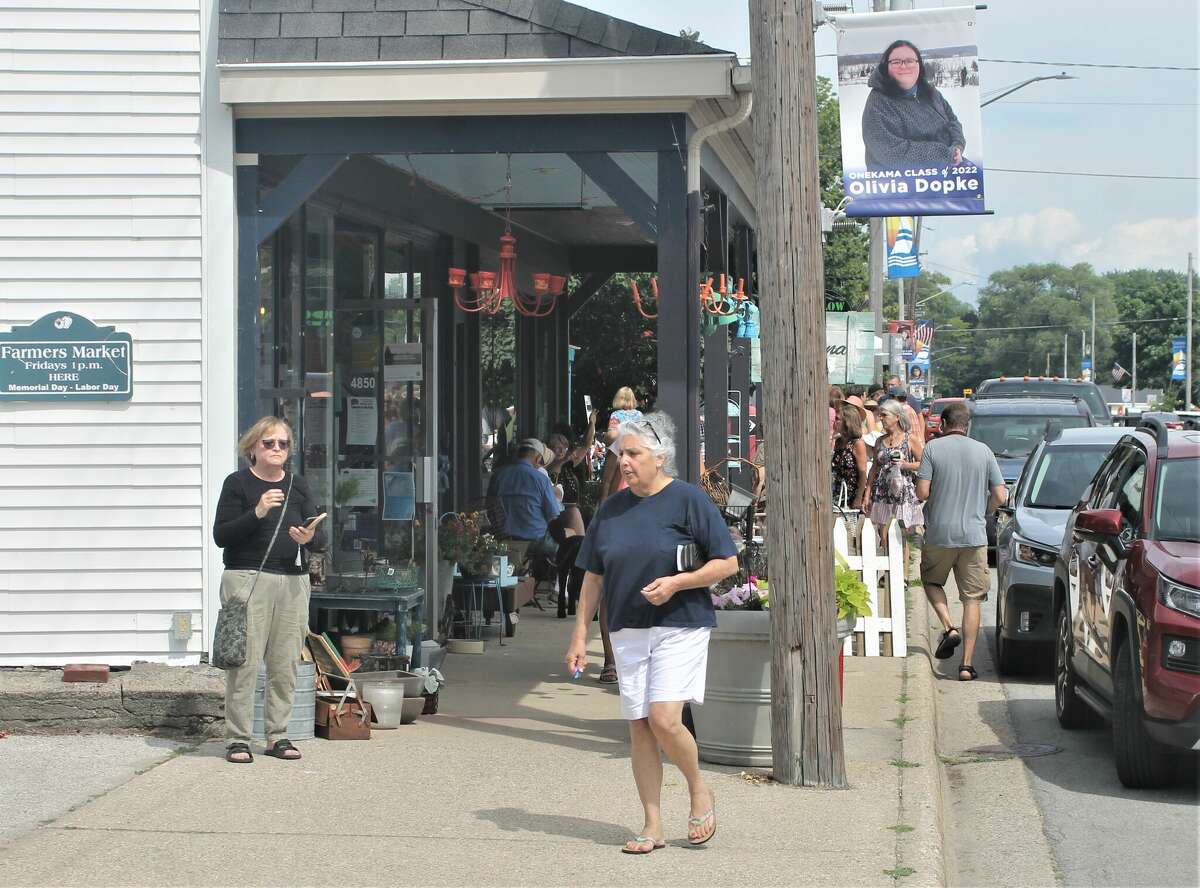 What happened at the sixth annual Onekama Block Party