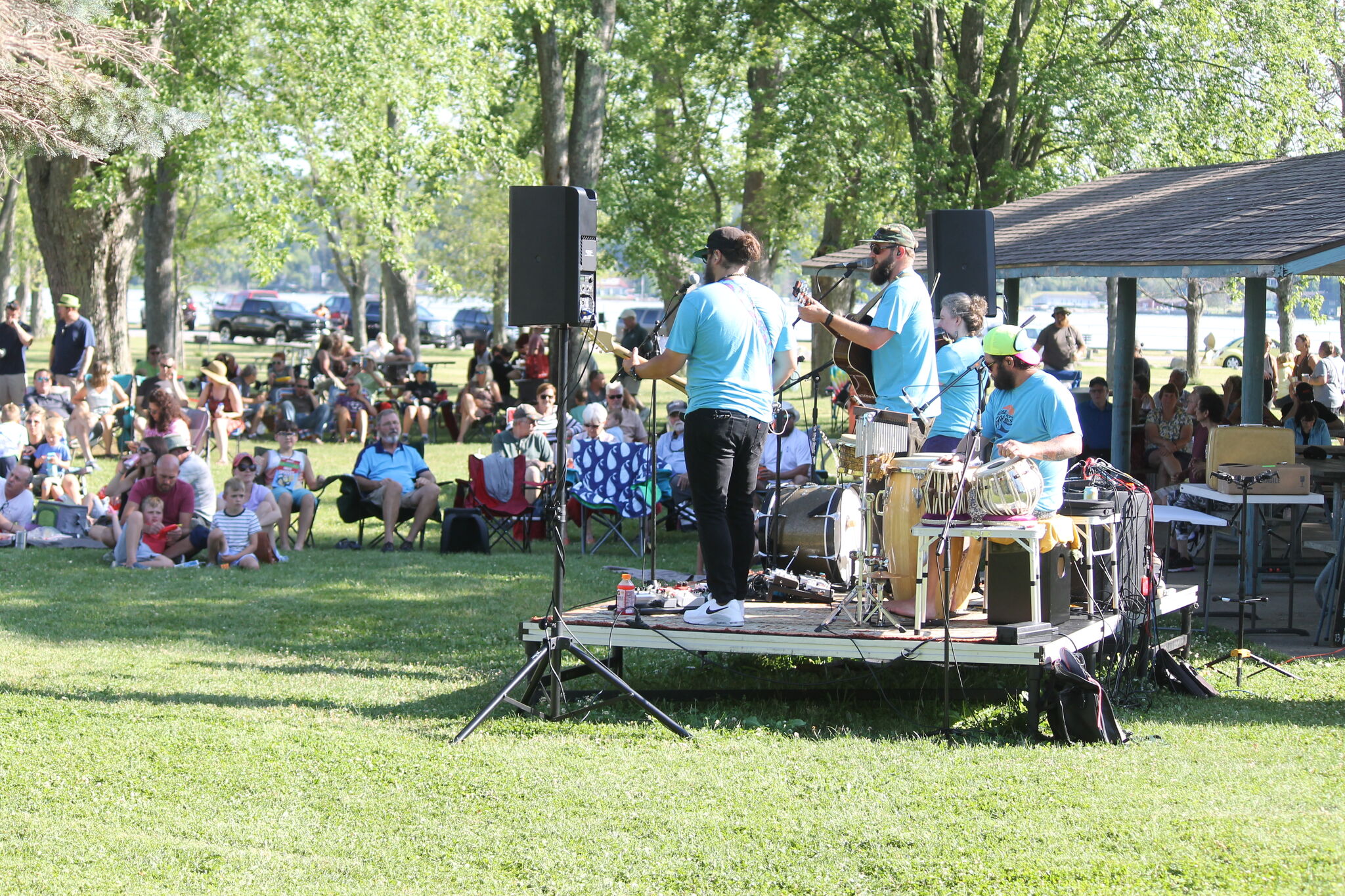 What happened at the sixth annual Onekama Block Party