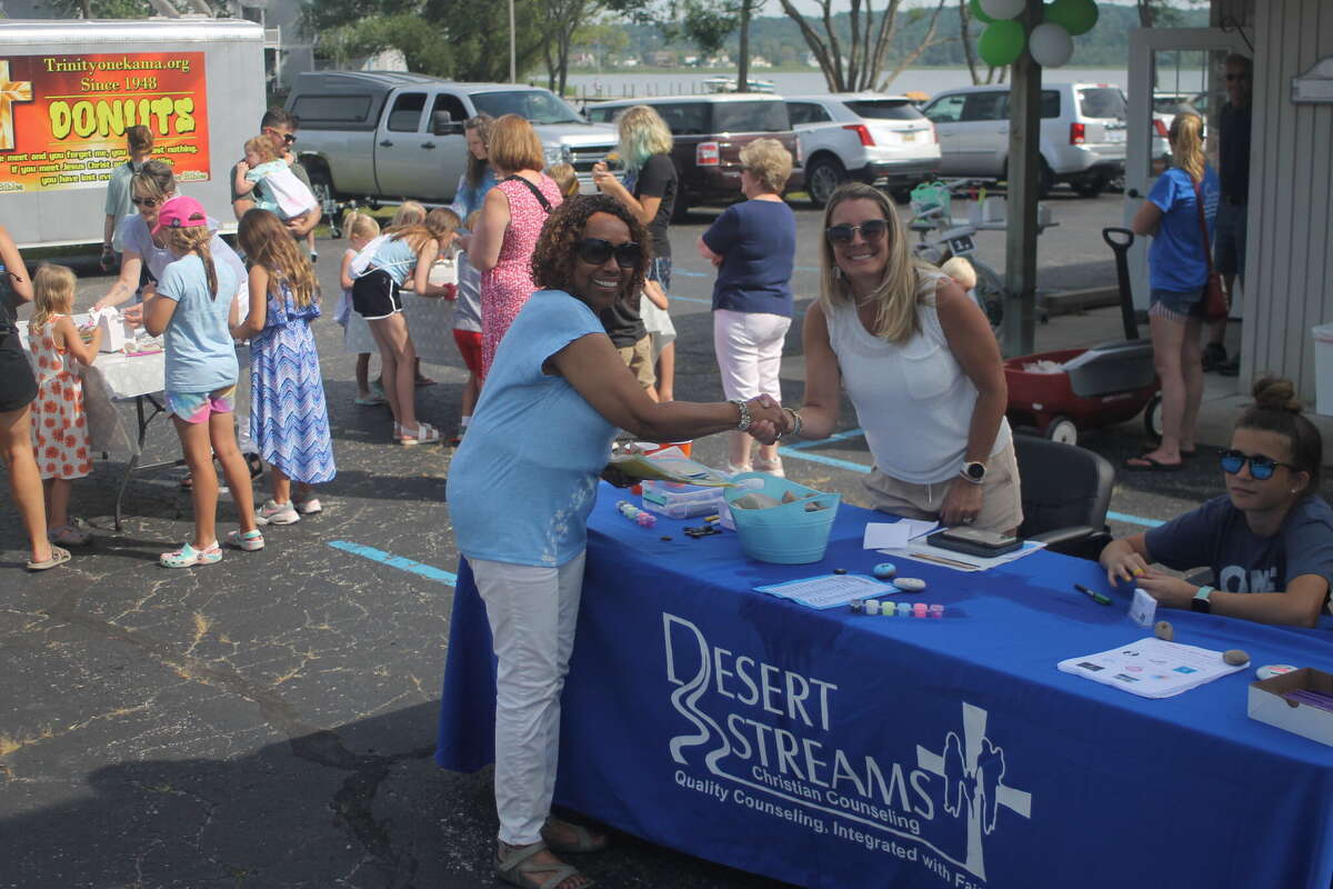 What happened at the sixth annual Onekama Block Party