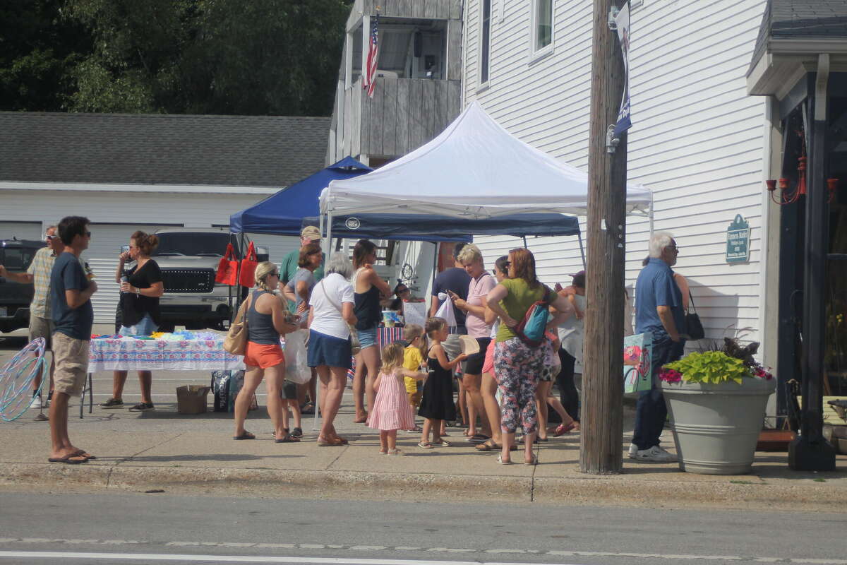 What happened at the sixth annual Onekama Block Party