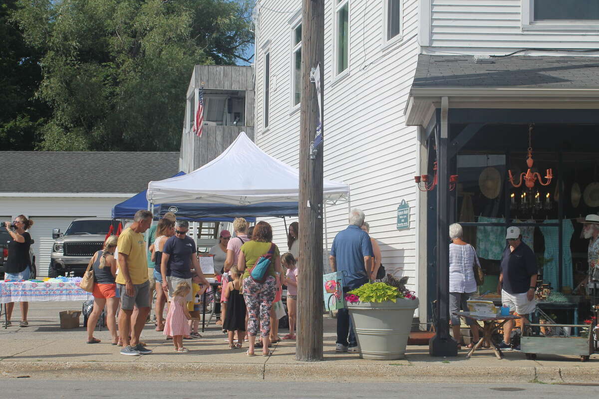 What happened at the sixth annual Onekama Block Party