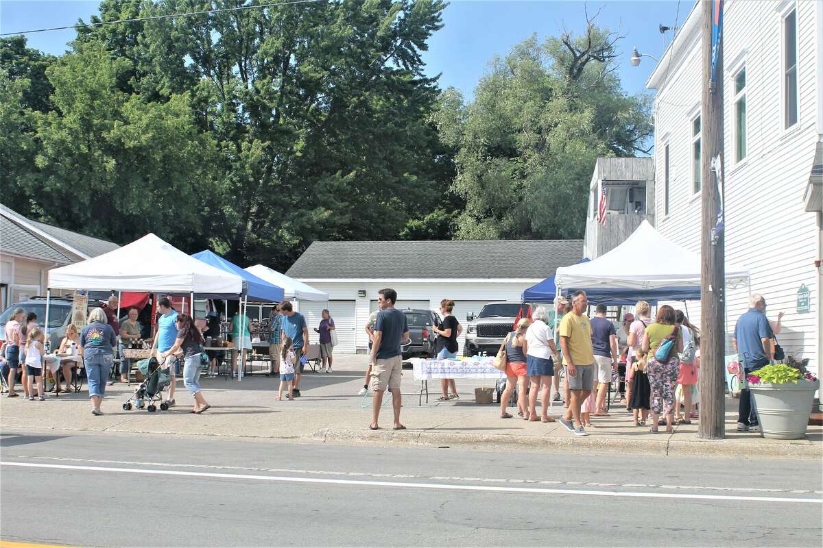 What happened at the sixth annual Onekama Block Party