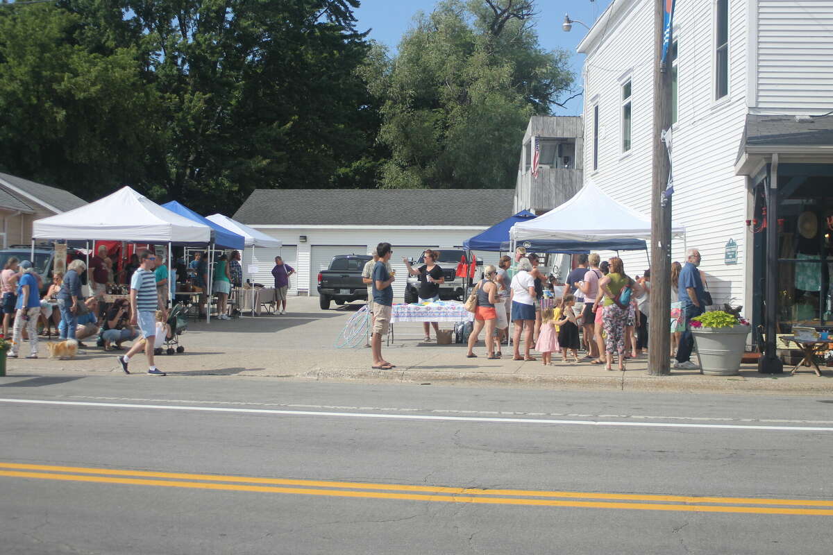 What happened at the sixth annual Onekama Block Party