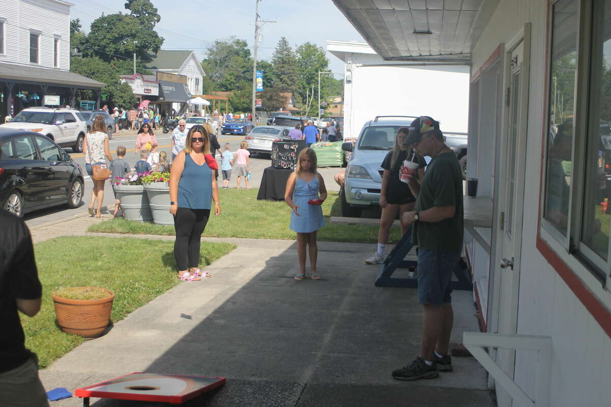 What happened at the sixth annual Onekama Block Party