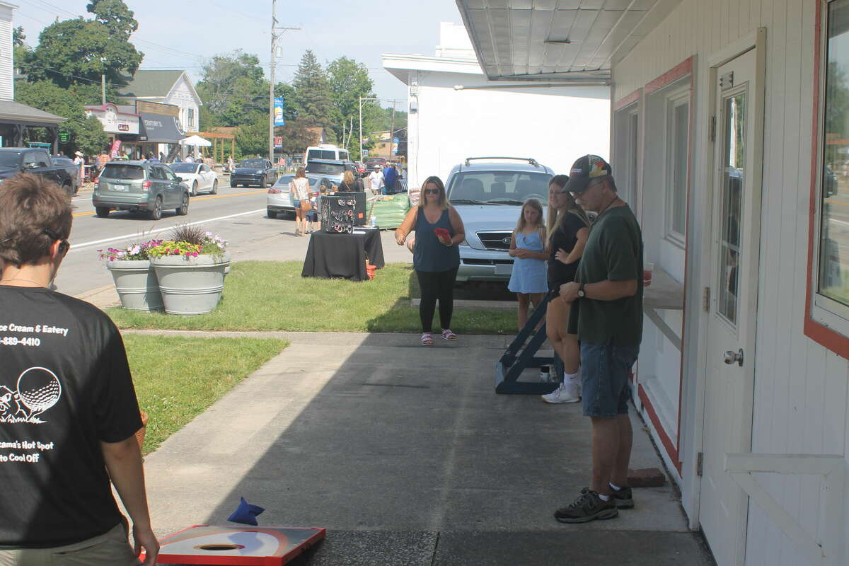 What happened at the sixth annual Onekama Block Party