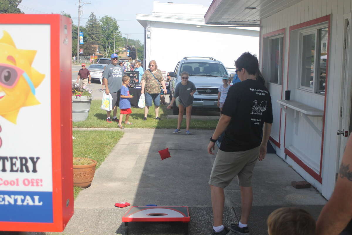 What happened at the sixth annual Onekama Block Party
