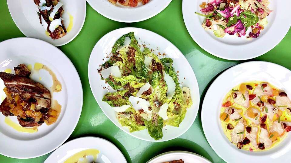 Assorted dishes at Ostia, the new restaurant from chef Travis McShane, opens Sept. 25 at 2032 Dunlavy.