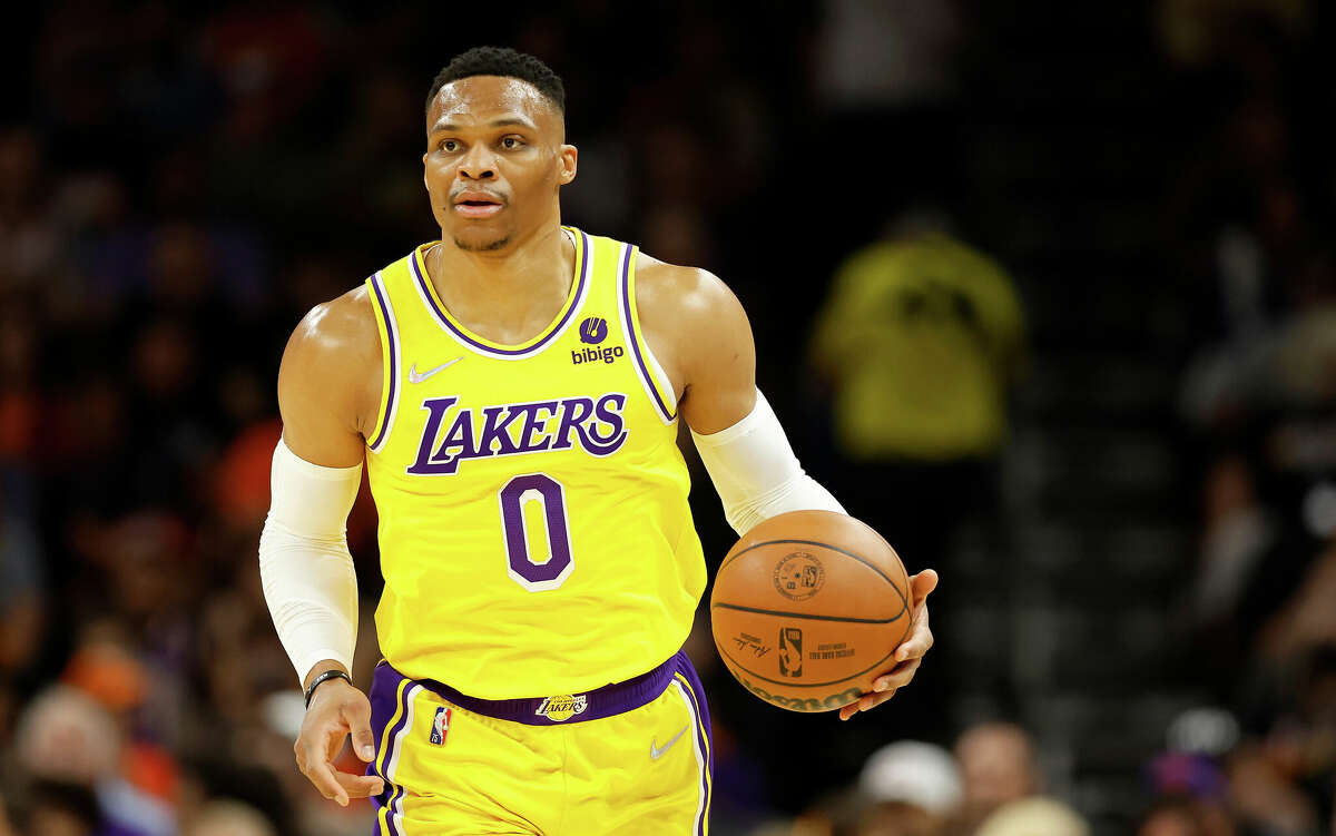 Russell Westbrook could be part of a three-way trade with the Spurs, Brooklyn Nets and Los Angeles Lakers that sends him to San Antonio.