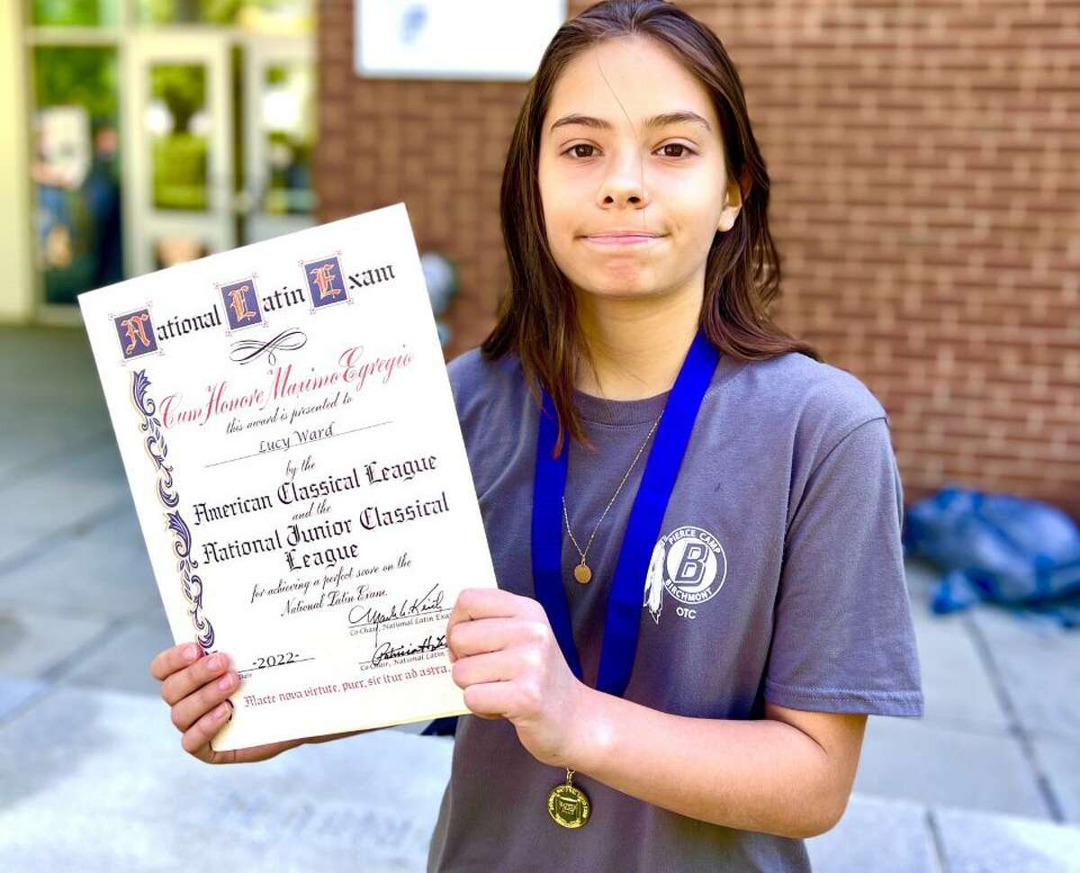 Darien seventhgrader earns perfect score on national Latin exam