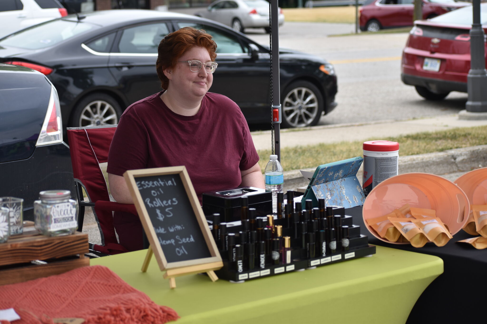 At the Market: Ferris senior Anna Jensen tries her hand as a Big Rapids ...