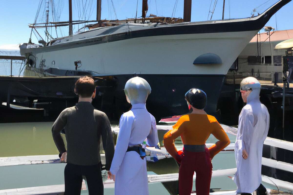 AI imaging software DALL-E-2 created this visual rendition of the cast of