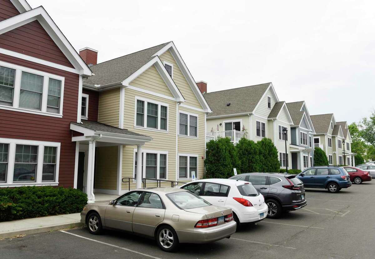 The Heights at Darien housing development in Darien, Conn., photographed on Tuesday, Aug. 5, 2022. The affordable apartment community was completed in 2014 and sits on more than 10 acres, consisting of 106 high quality apartments and town houses.