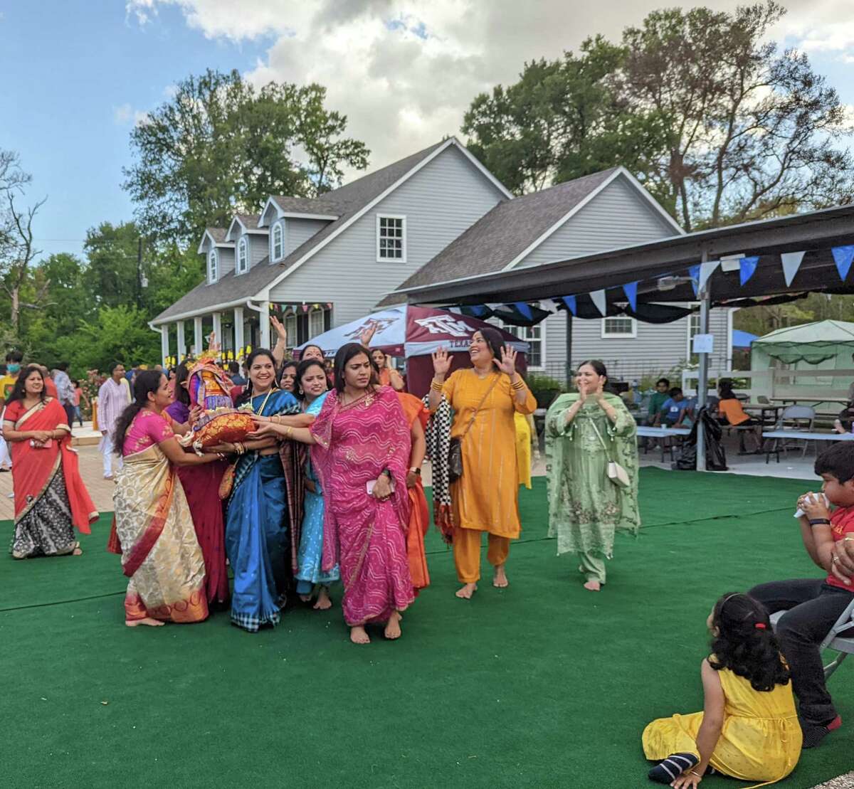 Members of Fort Bend County’s Indian community assembled at nonprofit Universal Shraddha Foundation’s Rosenberg campus for the chariot festival or “ratha yatra.”