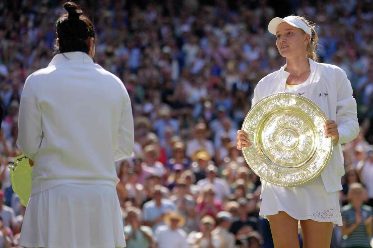 Rybakina Becomes First Kazakh Player To Win Grand Slam Title With Wimbledon  Victory