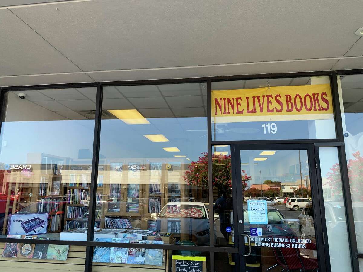 Nine Lives Books also carries comic books, VHS tapes, and DVDs.