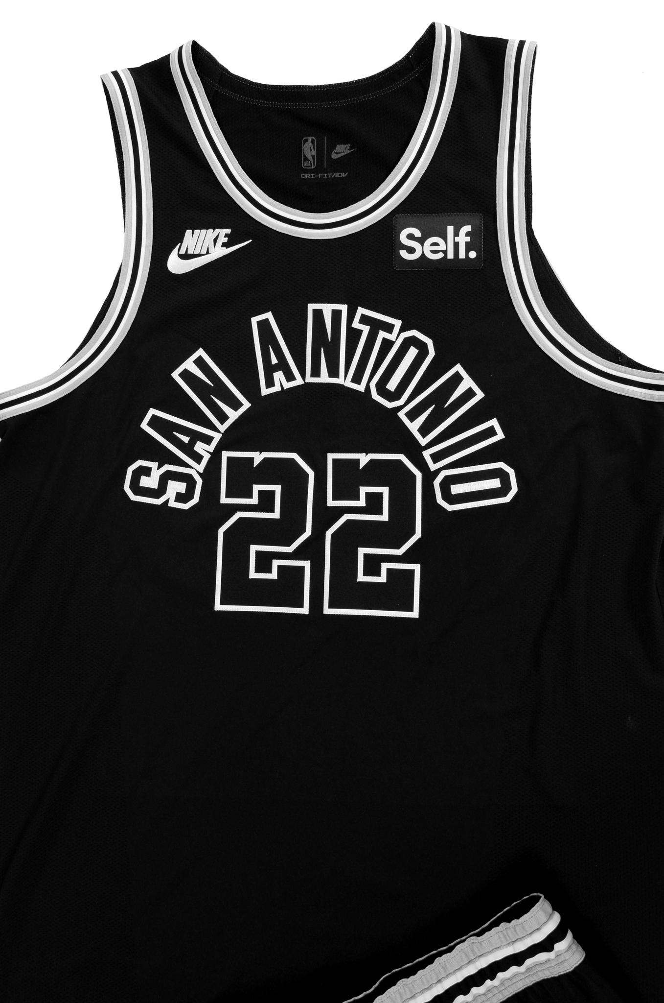 San Antonio Spurs George Gervin throwback jersey for 50th season