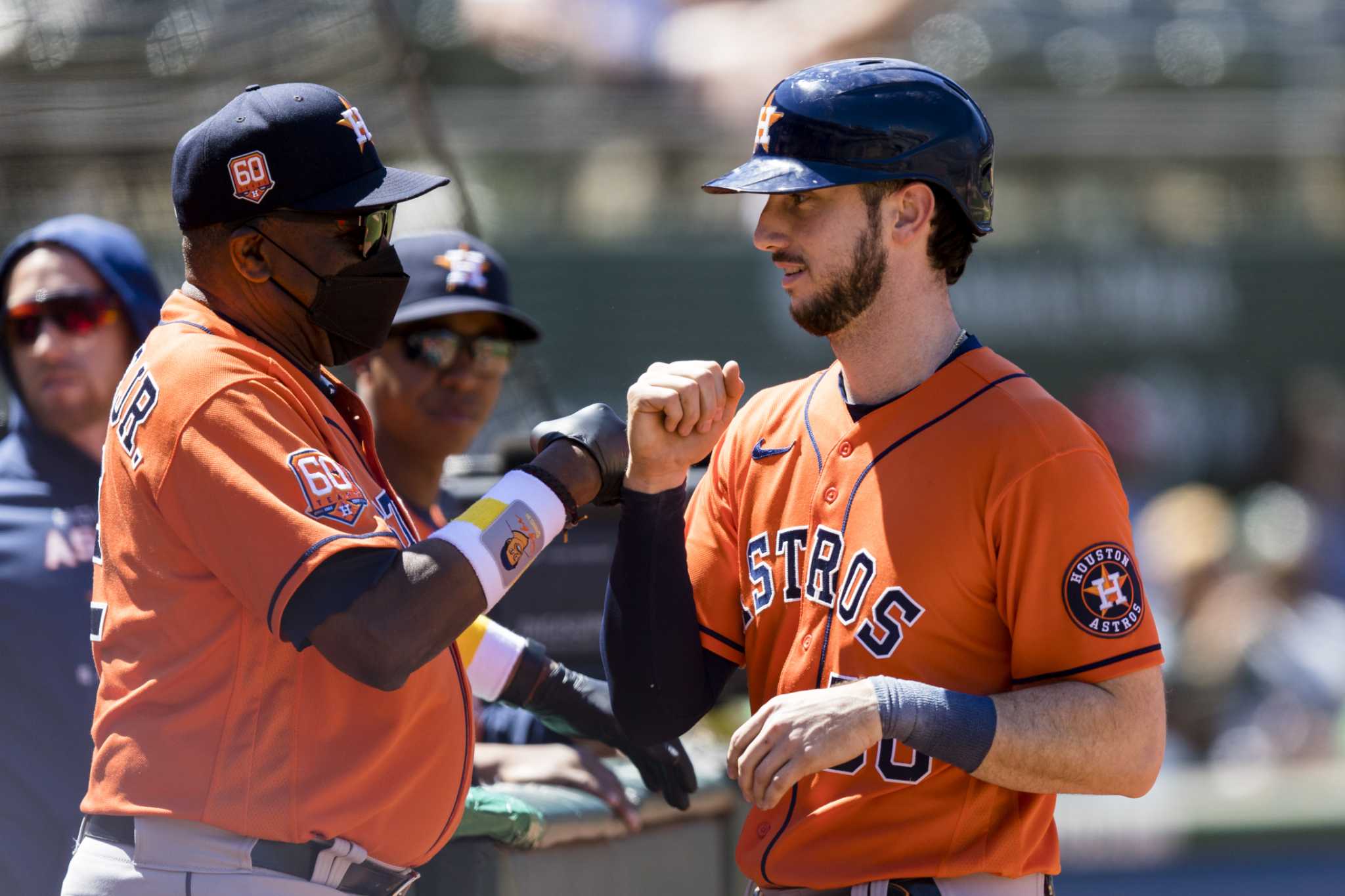 Astros, Red Jersey in Stretch