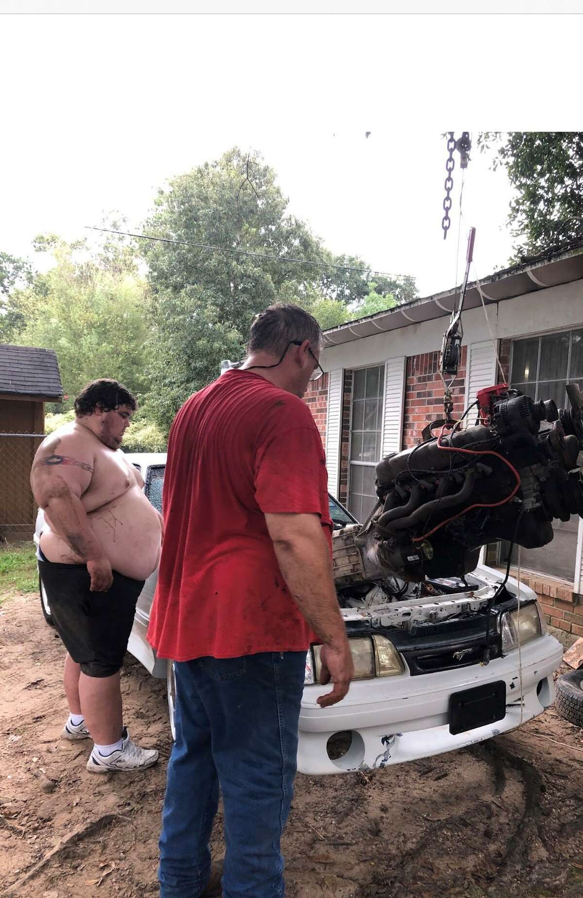 Colton Lowe, of Conroe, bought a mustang as a project car -- and his first goal was to get it running again. But when he got in to drive it, he could barely fit. Now, he's lost weight, and improved his dream car.