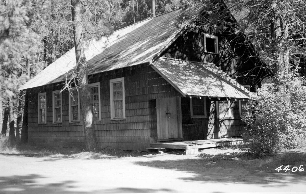 Chinese immigrants who worked and lived in Yosemite National Park often took care of their clothing at the laundry building, seen here in 1947, on the grounds of the Wawona Hotel. It was reopened in 2021 to showcase the contributions of Chinese immigrants in Yosemite National Park. 
