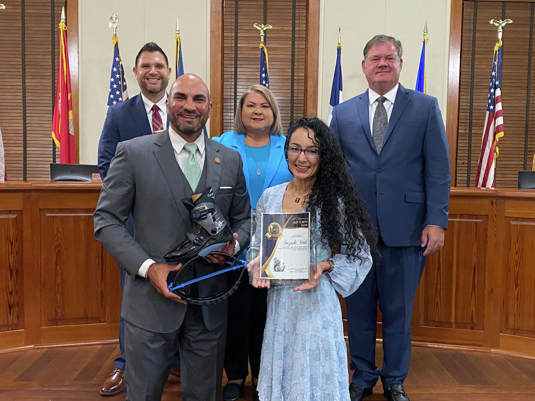 Kangoo trainer recognized for contributions in Laredo - Vimarsana News