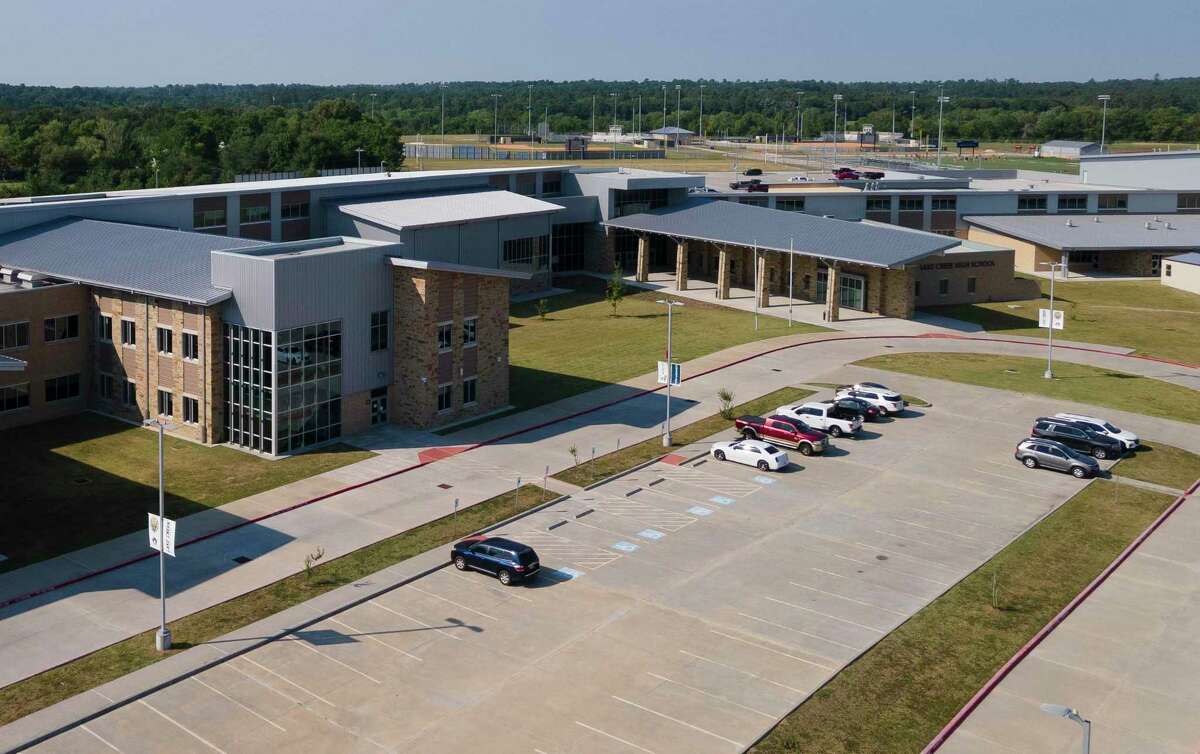 In May, Montgomery ISD successfully passed a $326.9 million bond package made up of three proposals. Last month, the district board of trustees took the first step to starting the many projects included in the package. The addition to Lake Creek High School, shown above, will accommodate a growth of 900 students at the school, for a total capacity of 2,500 students.