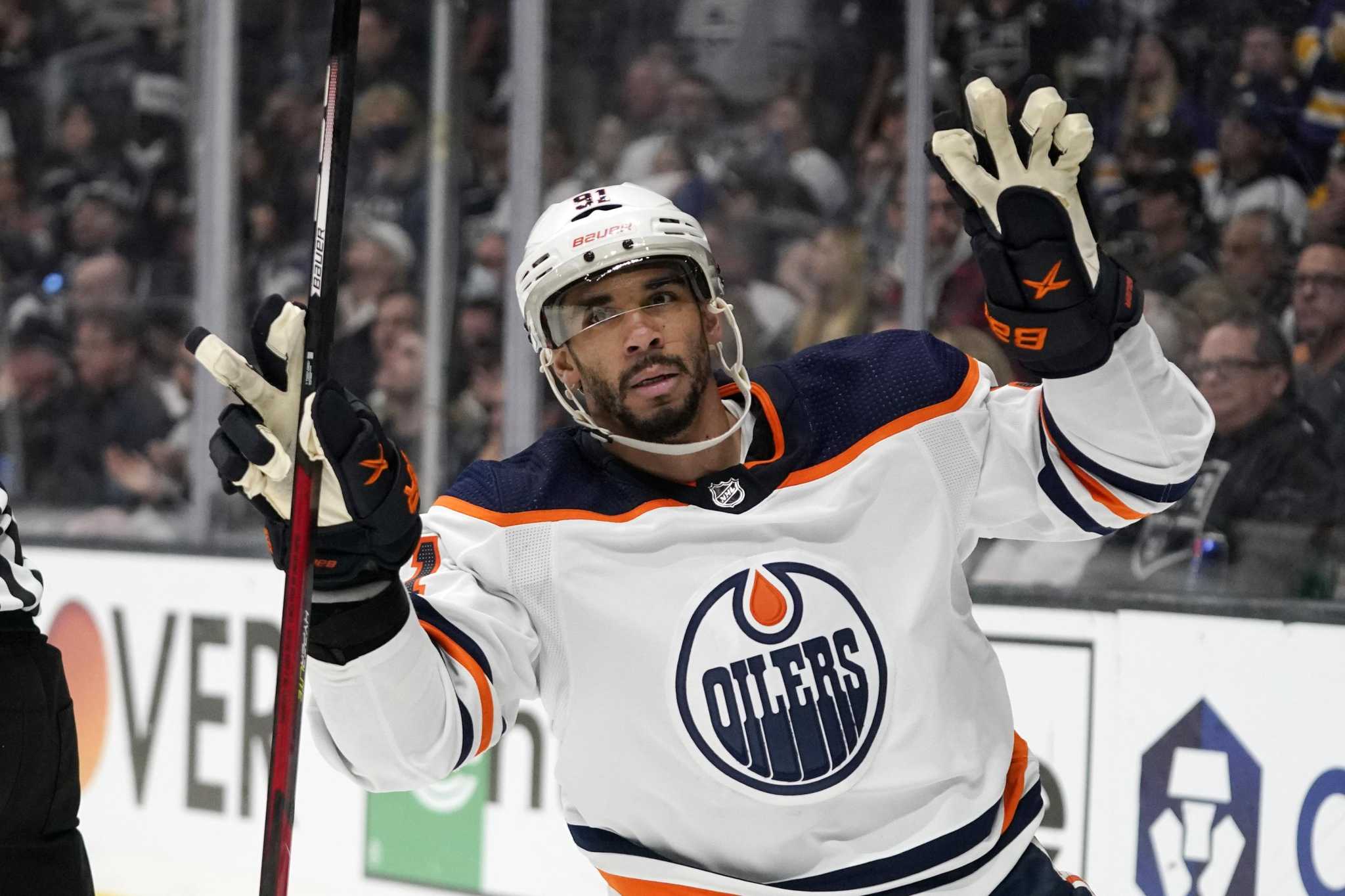 Oilers’ Evander Kane may talk with other teams — but not Sharks