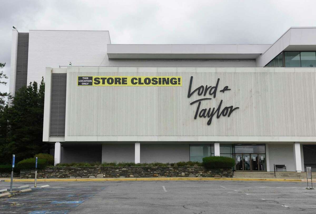 A Saks Off 5th department store is set to open in the fall of 2022 in this building at 110 High Ridge Road in Stamford, Conn., seen here in September 2020, which formerly housed a Lord + Taylor department store.