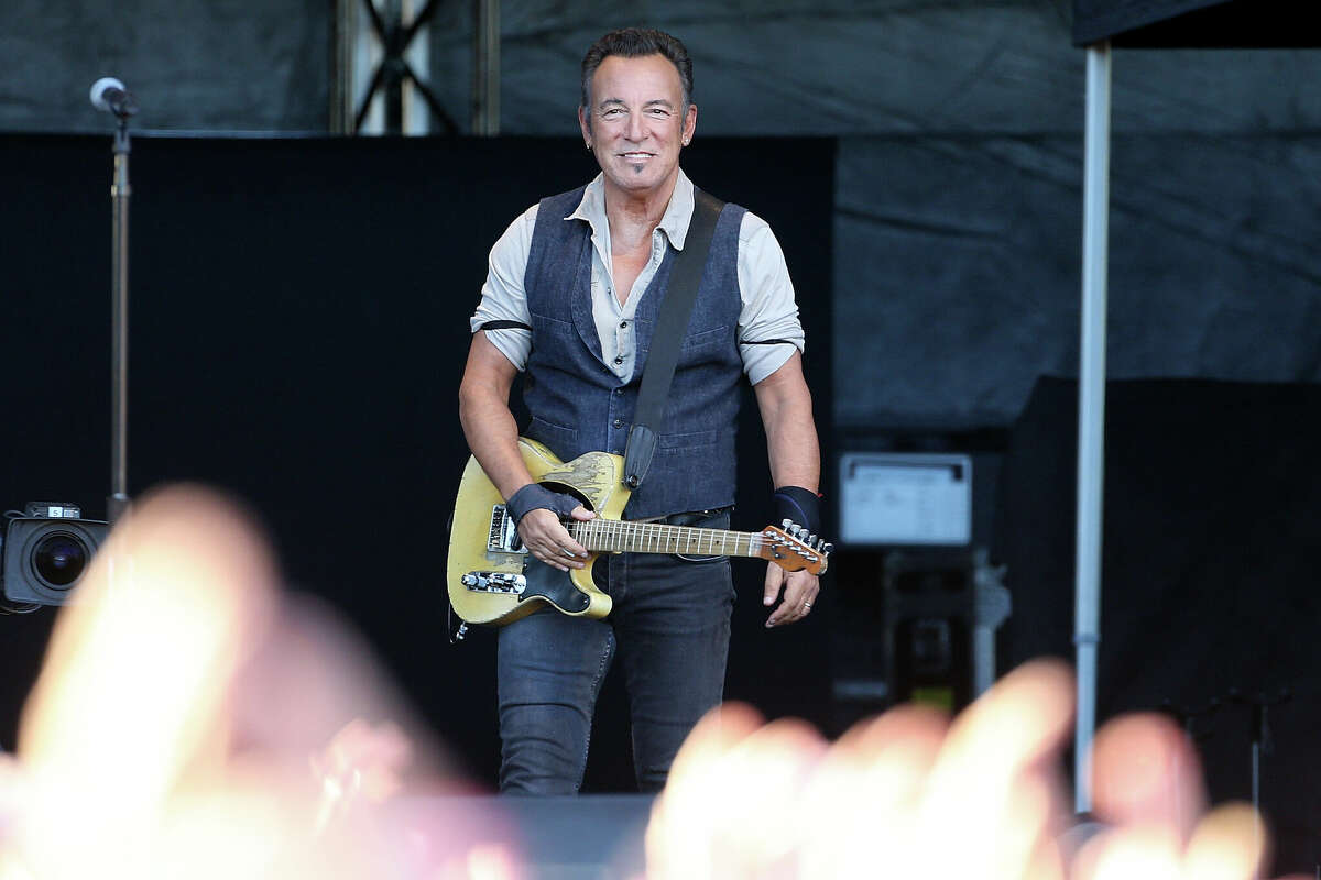 Bruce Springteen and the E Street Band perform during their Summer 17 Tour at AMI Stadium on February 21, 2017 in Christchurch, New Zealand. 