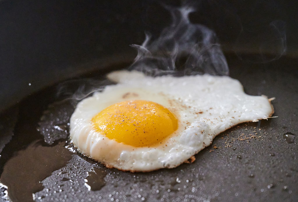 Fried Eggs Drawstring Bag