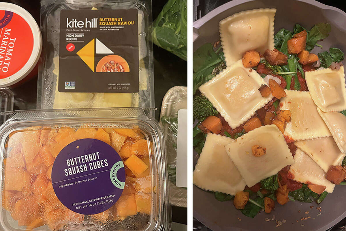 Hungryroot fills your cart with groceries and prepared foods based on recipes you select on the website.