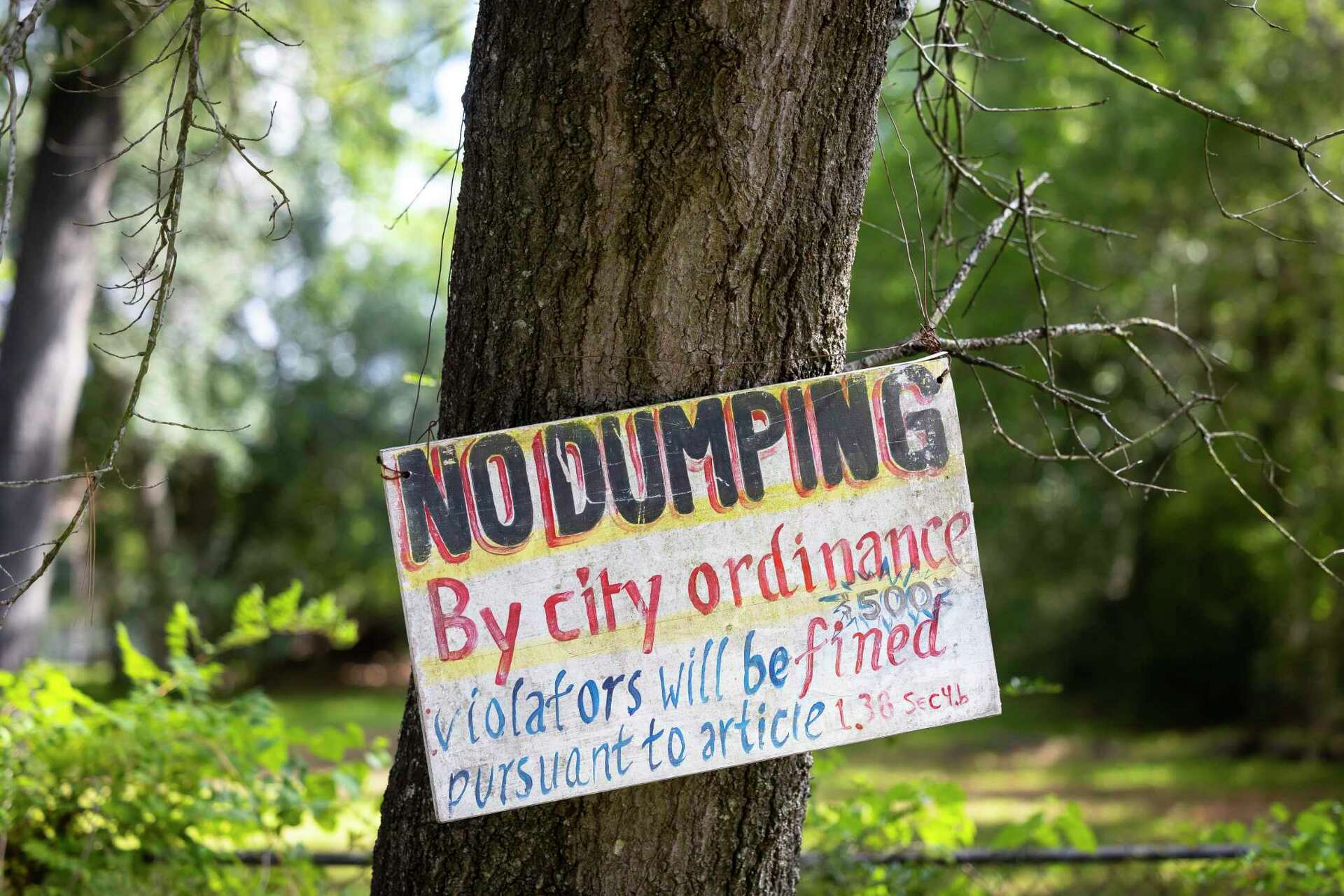 Houston neighborhoods where illegal trash dumping is the worst