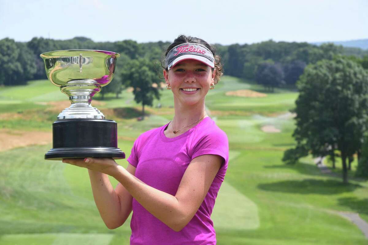 Yvette O’Brien of Greenwich won the first Connecticut Girls Junior Amateur title on Tuesday, July 12, 2022 at the Country Club of Waterbury.