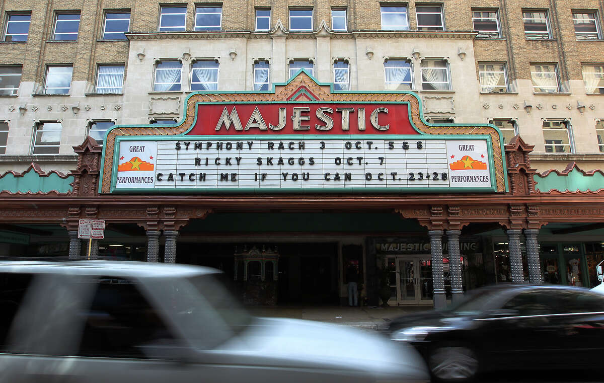 View of the Majestic Theatre on Wednesday, Sept. 26, 2012. When the Majestic Theatre in 1929, it was the first theater in Texas to have air conditioning. 
