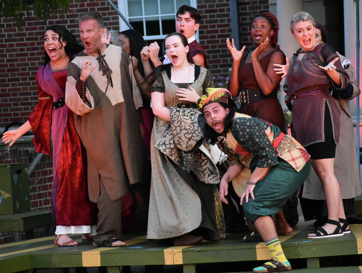 Scenes from the Greater Hartford Shakespeare Festival's 2021 show, "As You Like It." 