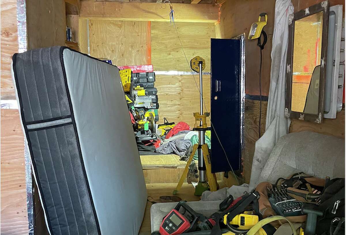 The San Jose Police Department discovered a bunker in an encampment.