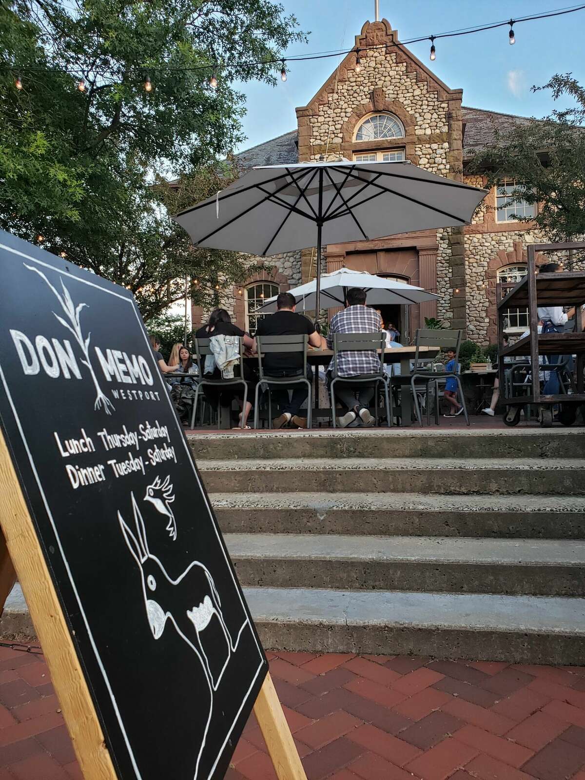 Open year-round in Westport's old town hall, Don Memo boasts a spacious square in front for al fresco dining.
