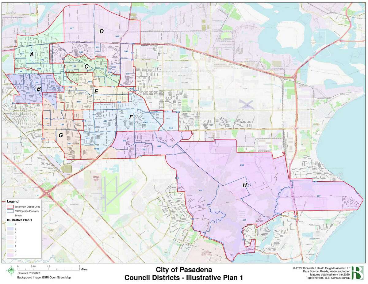 Pasadena council gives initial OK to district boundary changes