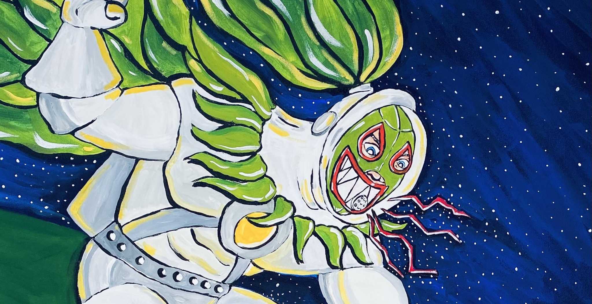Masked wrestlers go to space in Texas art exhibit - Vimarsana News