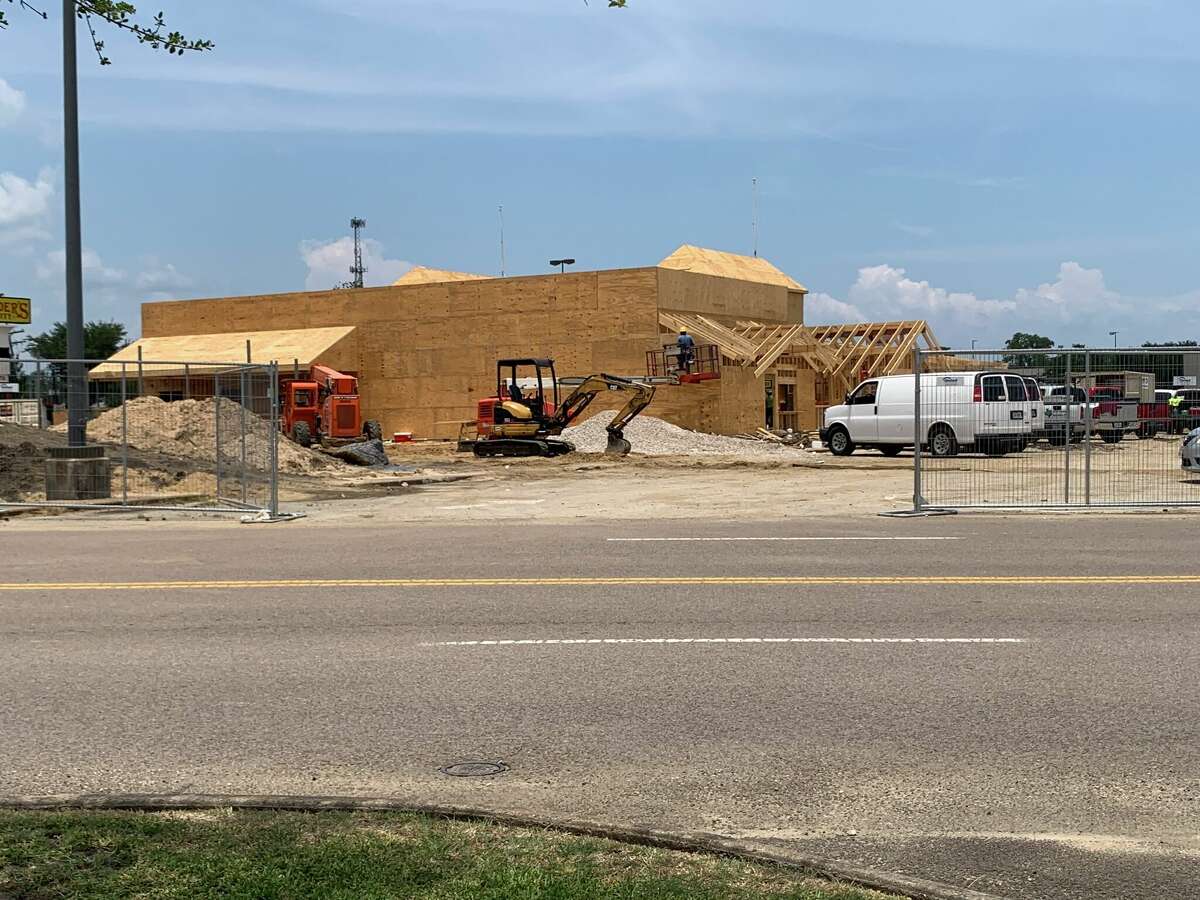 The new Texas Roadhouse location is being built at 6165 Eastex Freeway.