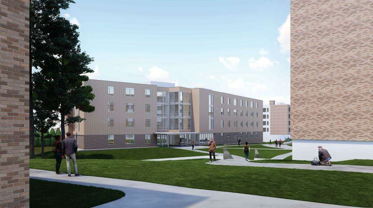 Fairfield University’s proposed West Regis residential hall.