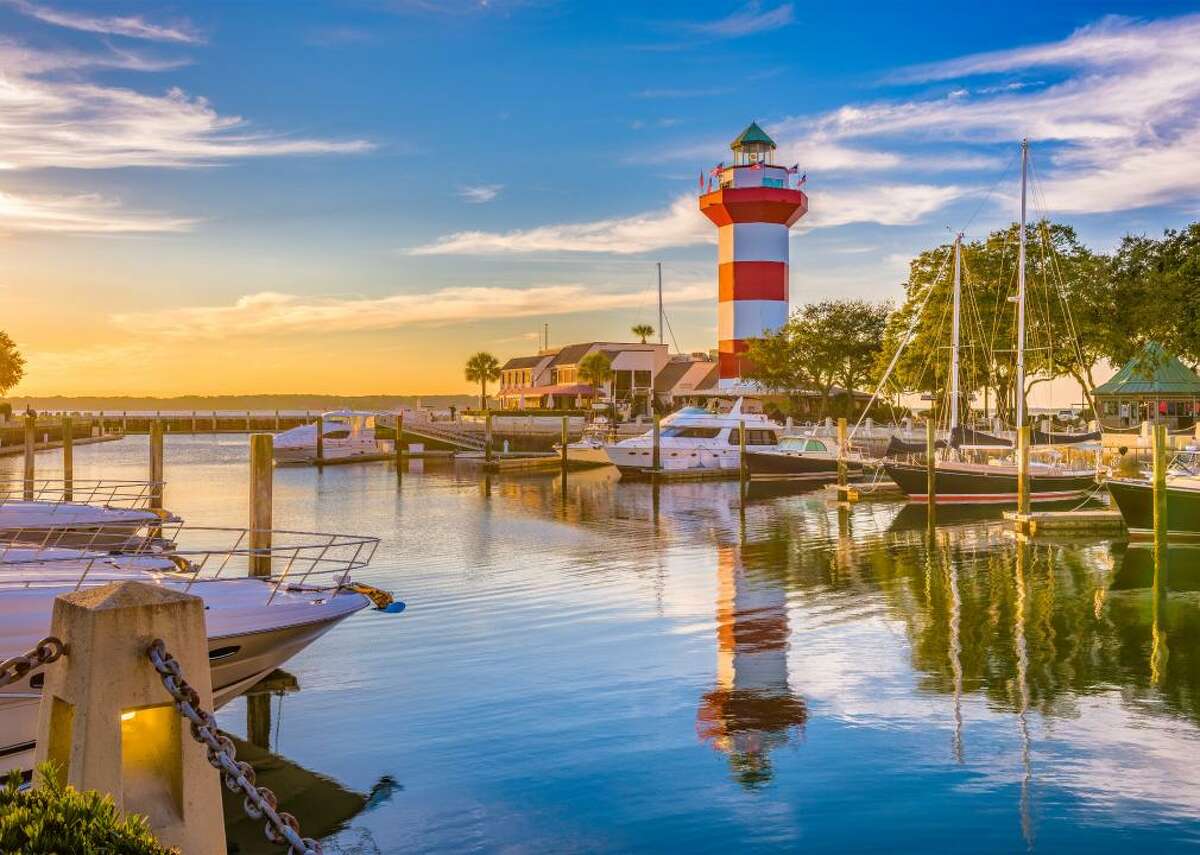 #20. Hilton Head Island, South Carolina - Tour guides per 1,000 jobs: 0.69 - Hourly median wage: $13.99 - Annual median wage: $29,100 Located in South Carolina Lowcountry, Hilton Head Island is known for its pristine beaches and lush natural habitats. Receiving local insight on flora and fauna from naturalists and master birders at destinations like the Audubon Newhall Preserve and Pinckney Island National Wildlife Refuge enriches a visit. Staff of organizations like Sea Turtle Patrol and Turtle Trackers educate the public about loggerhead turtles who make their home on Hilton Head’s 12 miles of beach. The place to learn more about the island’s culture and history is the Gullah Museum of Hilton Head Island, which offers tours by reservation.