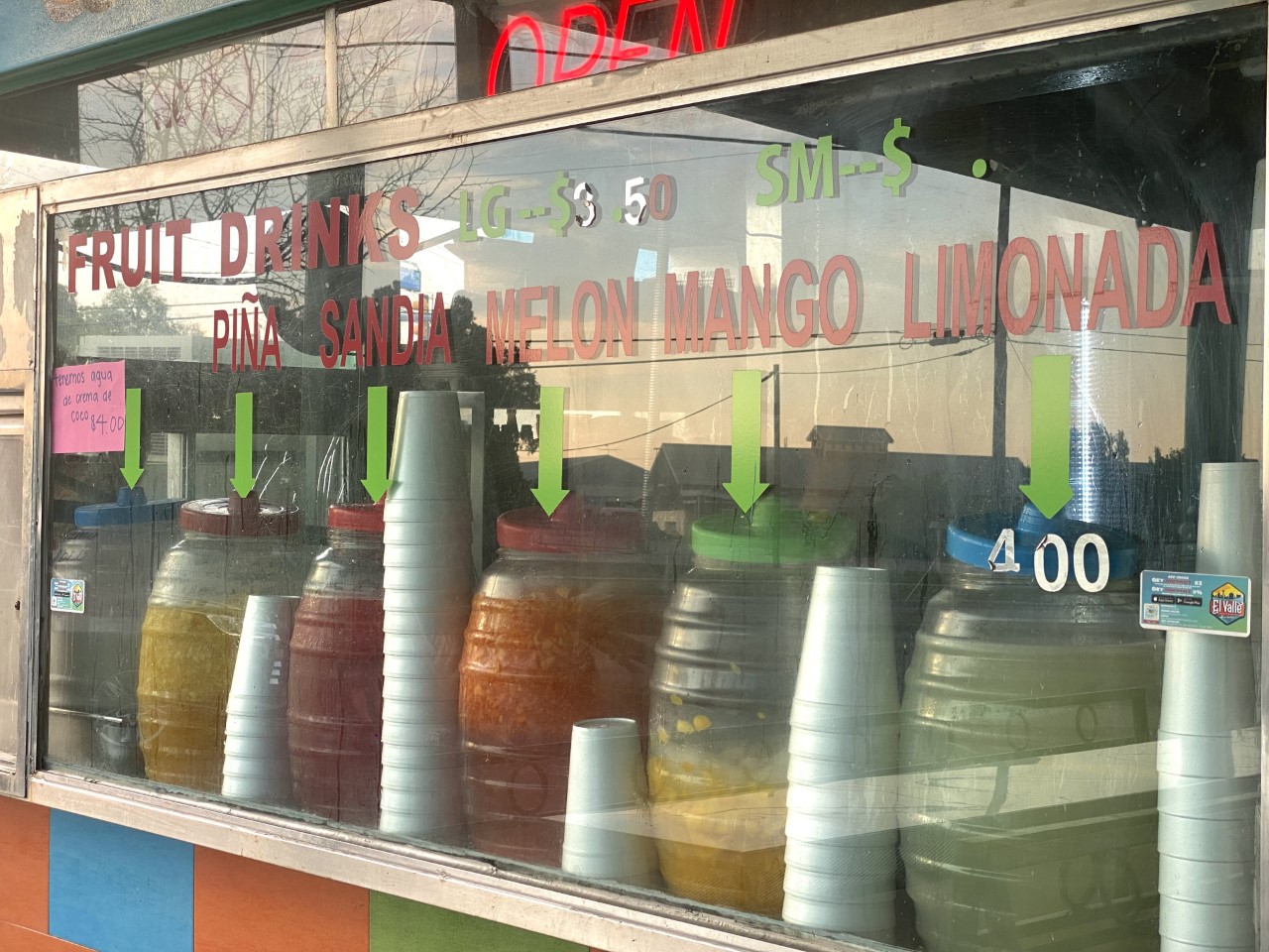 Aguas Frescas – Los Cedros Mexican Restaurant