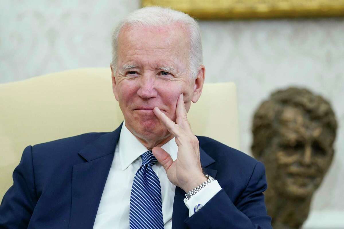 The longer President Joe Biden, pictured here during a July 12 meeting, serves — the higher the risks.