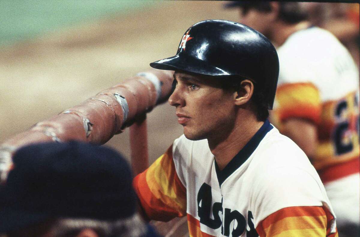 Bill Doran Jersey - Houston Astros 1986 Away MLB Baseball